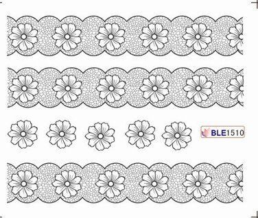 Наклейки для ногтей BLE1510 фото