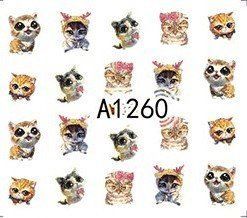 Наклейки для ногтей A1260 фото