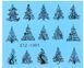 Наклейки для ногтей "Новогодние" STZ-1091 фото 2
