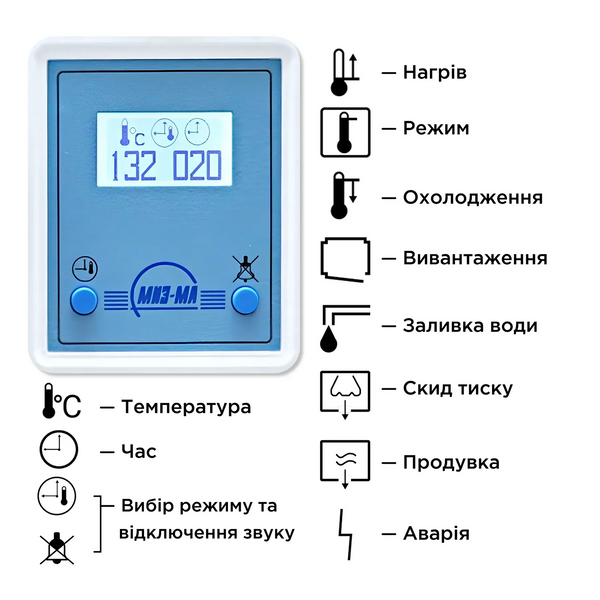 Автоклав (стерилизатор паровой) ГК-20 МИЗ-МА 920505 фото