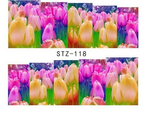 Слайдер-дизайн для ногтей STZ-118 YZW-1392 фото