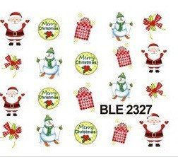 Наклейки для ногтей "Новогодние" BLE2327 фото