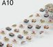 Фольга для дизайна ногтей A10 фото 1