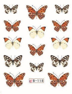 Наклейки для ногтей B118 фото