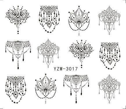 Слайдер-дизайн для нігтів YZW-3017 фото
