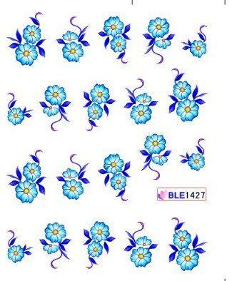 Наклейки для ногтей BLE1427 фото