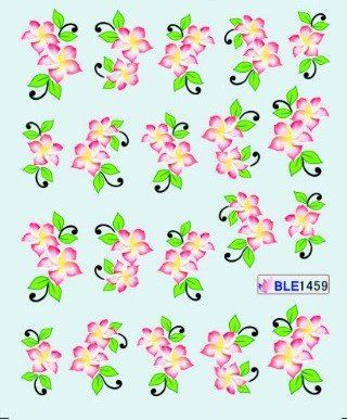 Наклейки для ногтей BLE1459 фото
