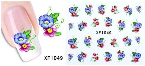 Наклейки для ногтей XF1049 A686 YZW-1049 фото