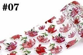 Фольга для дизайна ногтей с голографическим эффектом F007 фото