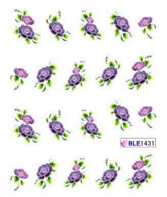Наклейки для ногтей BLE1431 фото