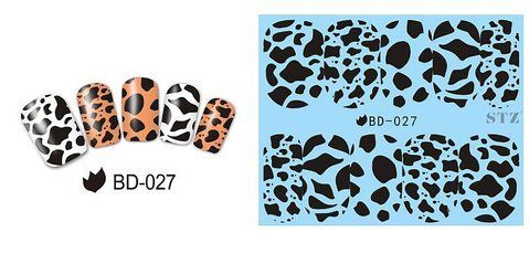 Наклейки для ногтей BD-027 фото