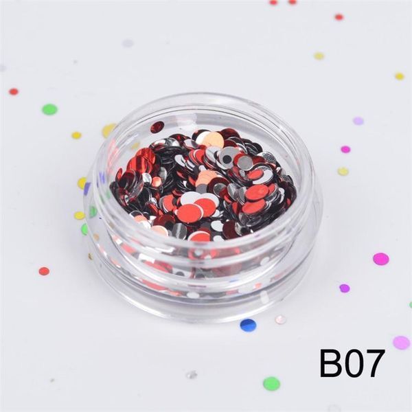 Конфетти голографические для декора ногтей B07 фото