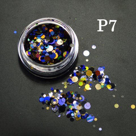 Каміфубуки голографічні для декору нігтів P7 фото
