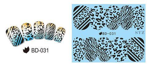 Наклейки для ногтей BD-031 фото