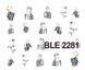 Наклейки для ногтей BLE2281 фото 1