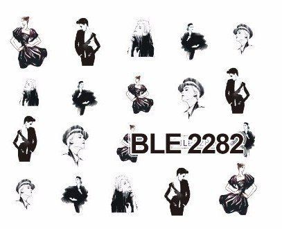 Наклейки для ногтей BLE2282 фото