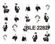 Наклейки для ногтей BLE2282 фото 1