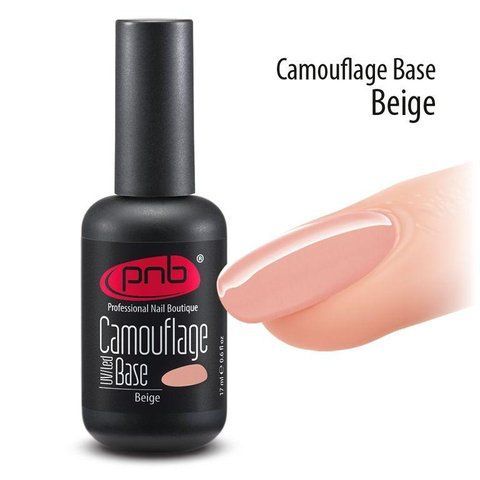 PNB Base Camouflage Biege База Камуфлювальна Каучукова, бежева, 8 мл K036 фото