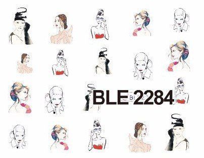 Наклейки для ногтей BLE2284 фото