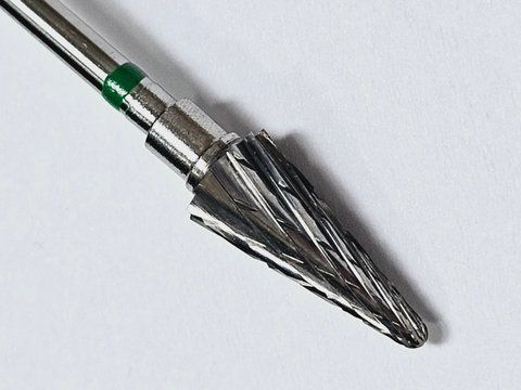 Фреза твердосплавна Конус STALEKS PRO EXPERT 6*14 мм груба насічка FT71G060/14 фото