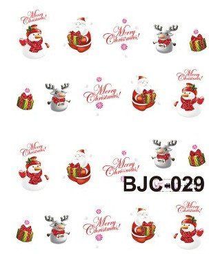 Наклейки для ногтей "Новогодние" BJC029 фото