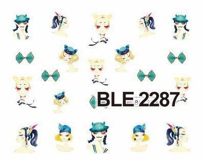 Наклейки для ногтей BLE2287 фото