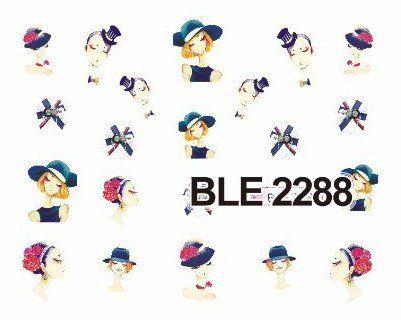 Наклейки для ногтей BLE2288 фото