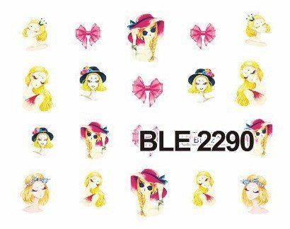 Наклейки для ногтей BLE2290 фото