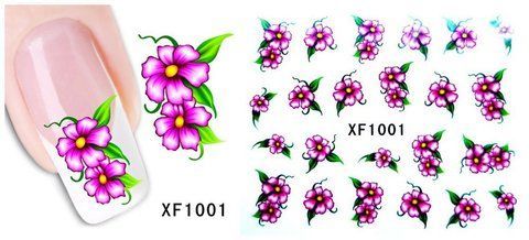 Наклейки для ногтей XF1001 YZW-1001 фото