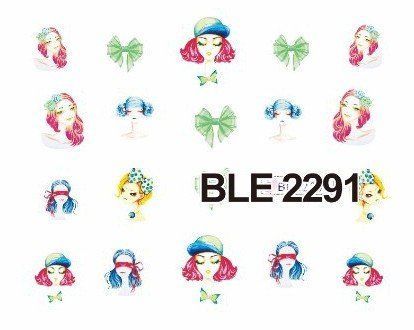 Наклейки для ногтей BLE2291 фото