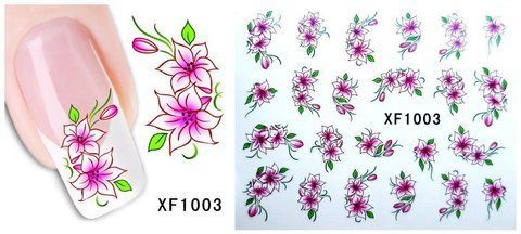 Наклейки для ногтей XF1003 YZW-1003 фото
