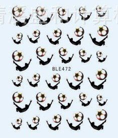 Наклейки для ногтей BLE472 фото