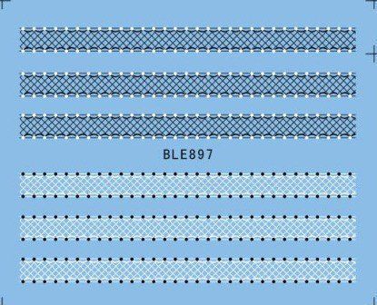 Наклейки для ногтей BLE897 фото