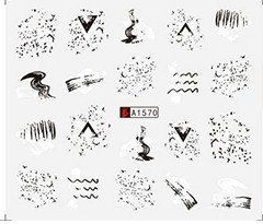 Наклейки для ногтей A1570 фото