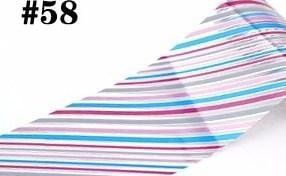 Фольга для дизайна ногтей с голографическим эффектом F058 фото