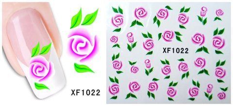 Наклейки для ногтей XF1022 YZW-1022 фото