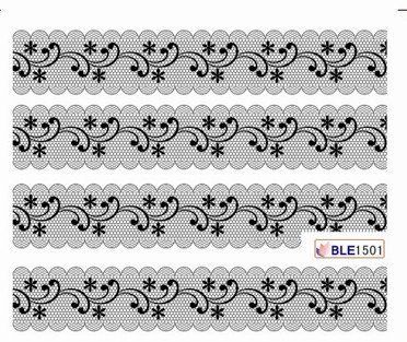 Наклейки для ногтей BLE1500 фото