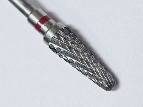 Фреза твердосплавна Конус заокруглений дрібна насічка F413 фото