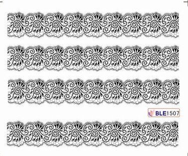 Наклейки для ногтей BLE1507 фото