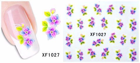 Наклейки для ногтей XF1027 YZW-1027 фото