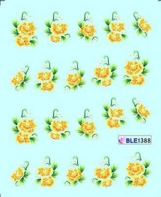 Наклейки для ногтей BLE1388 фото
