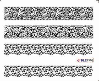 Наклейки для ногтей BLE1508 фото