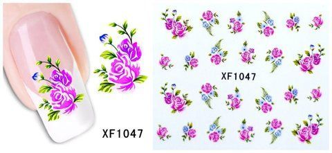 Наклейки для ногтей XF1047 YZW-1047 фото