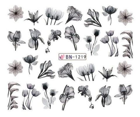 Наклейки для ногтей BN-1219 фото